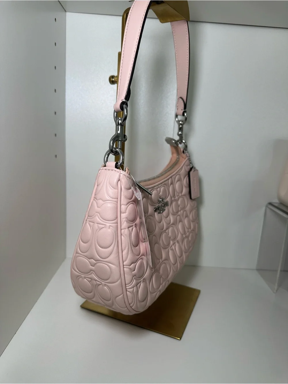 Coach Blush Pink Teri Shoulder Bag NWT